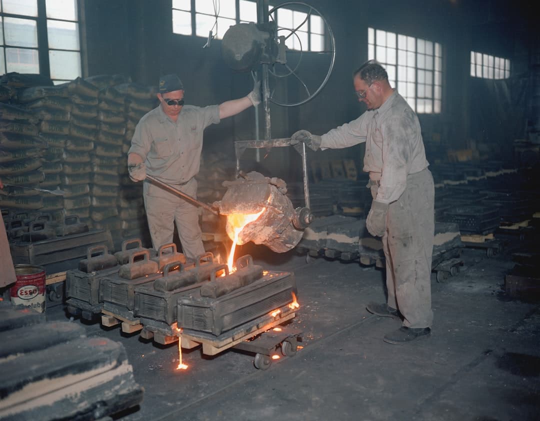 Khu vực luyện kim loại màu
